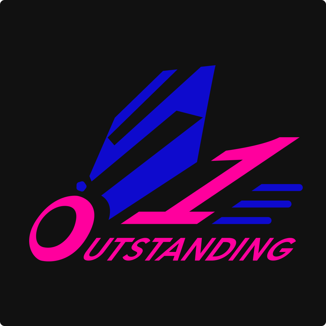 Outstanding Logo - 黑底版